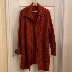 A New Day Coatigan in Rust sz M.